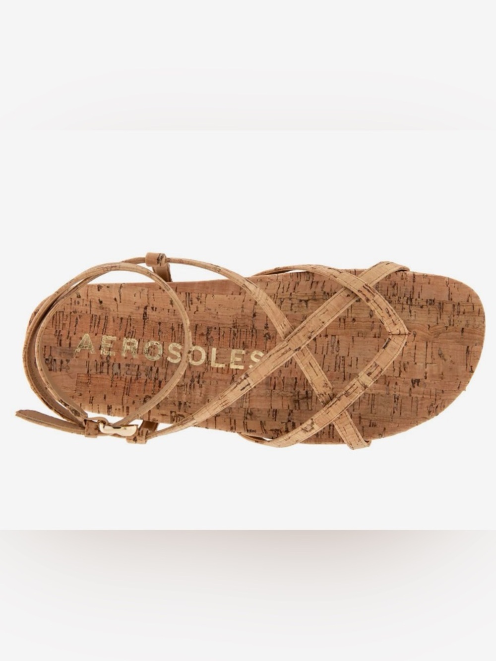 AEROSOLES Leera Strap Sandals in Cork